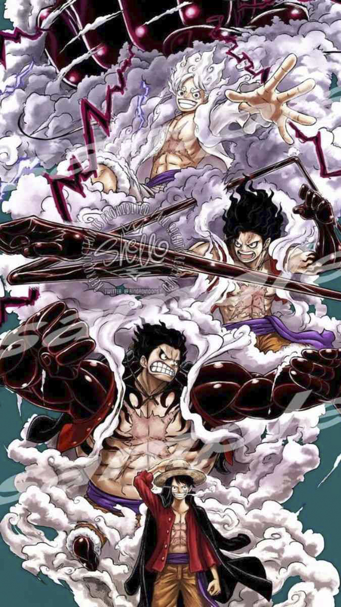 Hình nền điện thoại Luffy Gear 5 cực ngầu 5